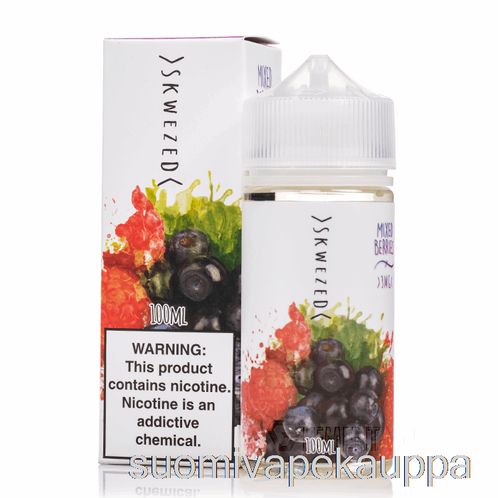 Vape Kauppa Sekoitettu Marja - Skwezed - 100ml 3mg